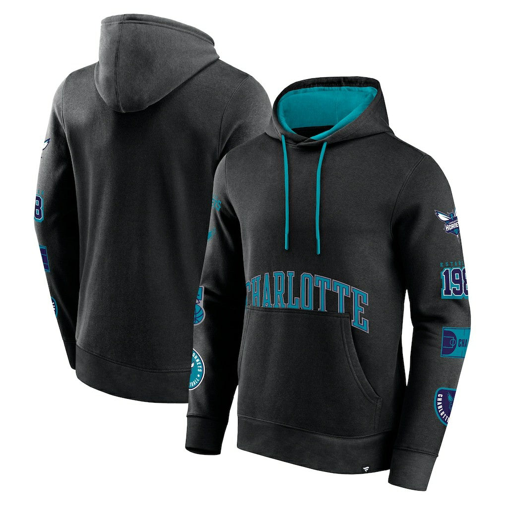 Charlotte Hornets Home Court Pullover Hoodie - Black | Fanatics online