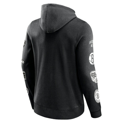 Brooklyn Nets Home Court Pullover Hoodie - Black | Fanatics shop
