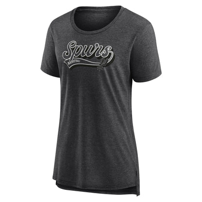 San Antonio Spurs Women's League Leader Tri-Blend T-Shirt - Heather Charcoal | Fanatics cheap