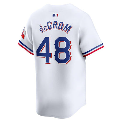 Jacob deGrom Texas Rangers Home Limited Player Jersey - White | Nike