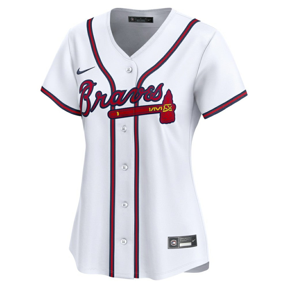Ronald Acuna Atlanta Braves Women's Home Limited Player Jersey - White | Nike
