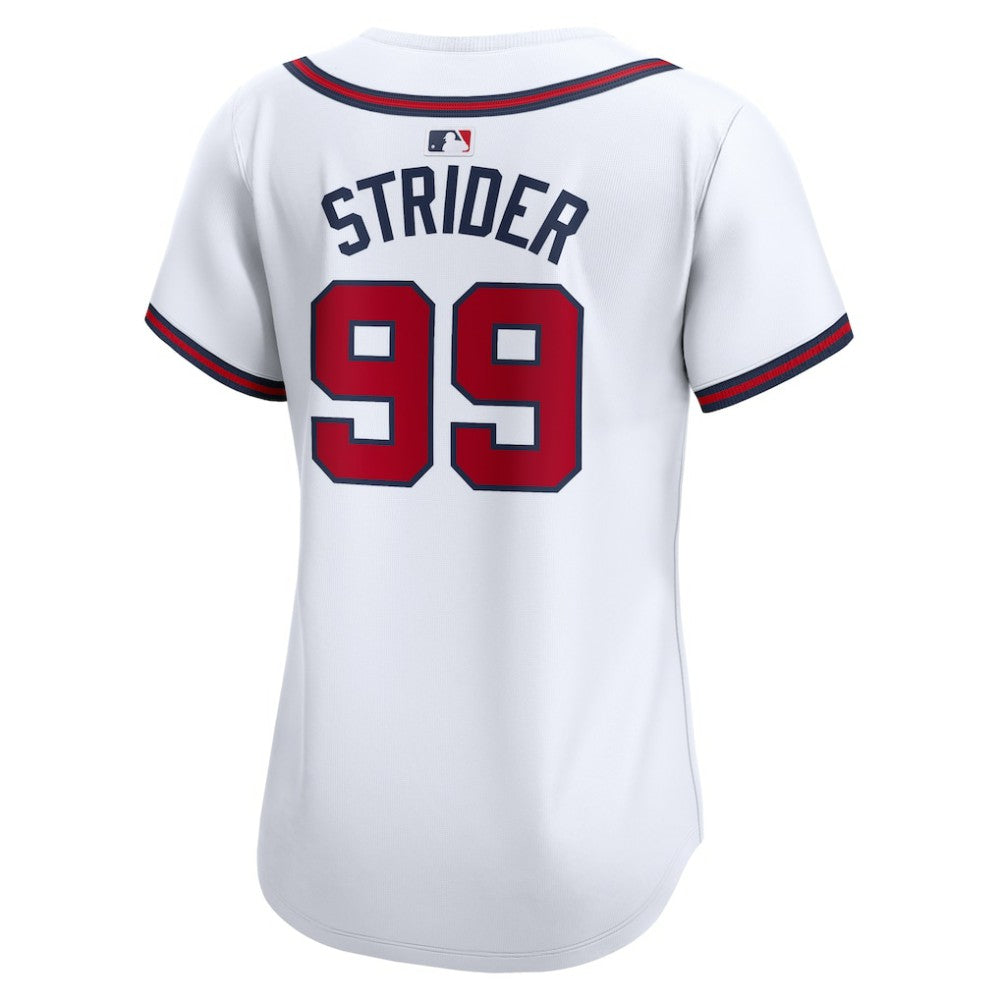 Spencer Strider Atlanta Braves Women's  Home Limited Player Jersey - White | Nike