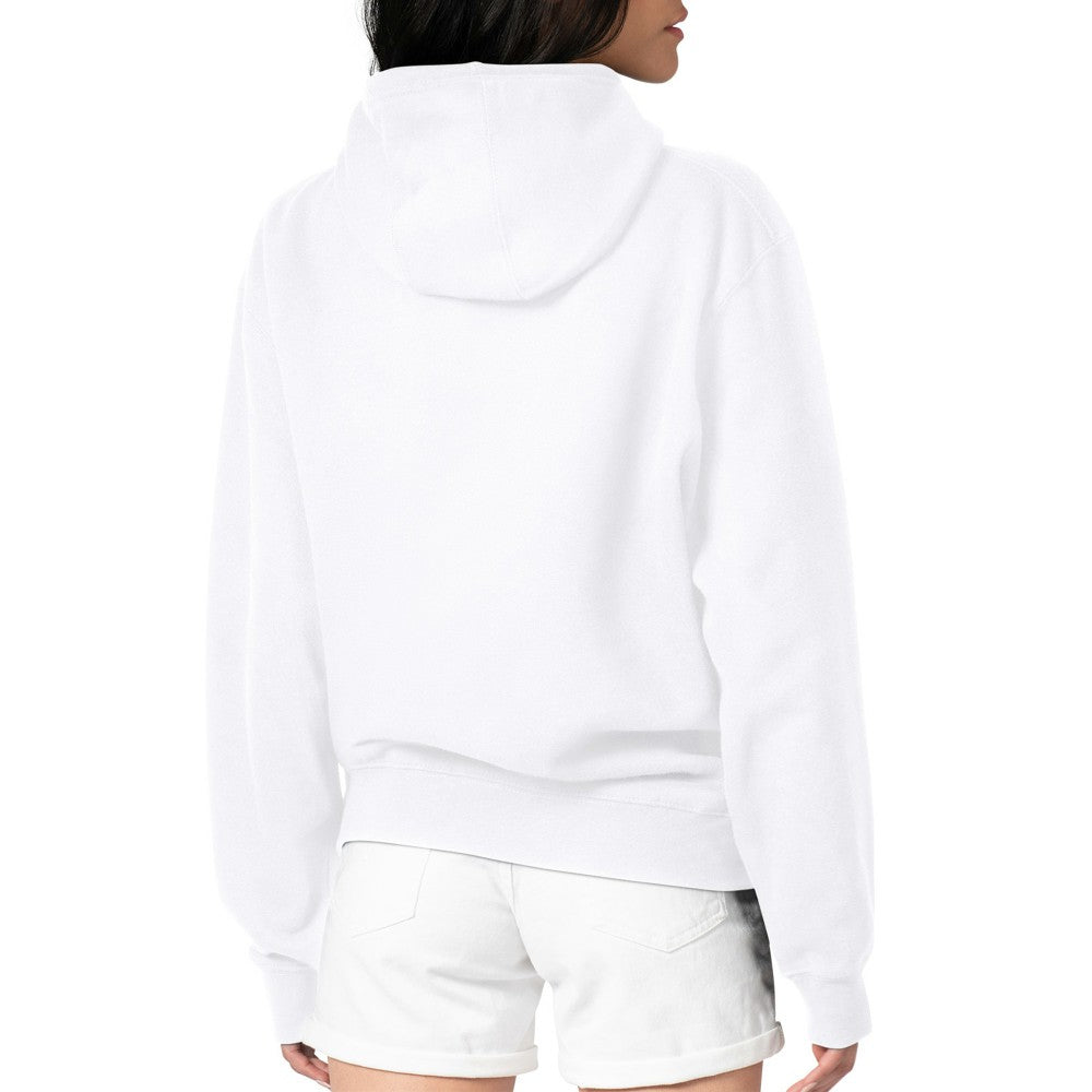 New York Mets G-III 4Her by Carl Banks Women's Heart Fleece Pullover Hoodie - White