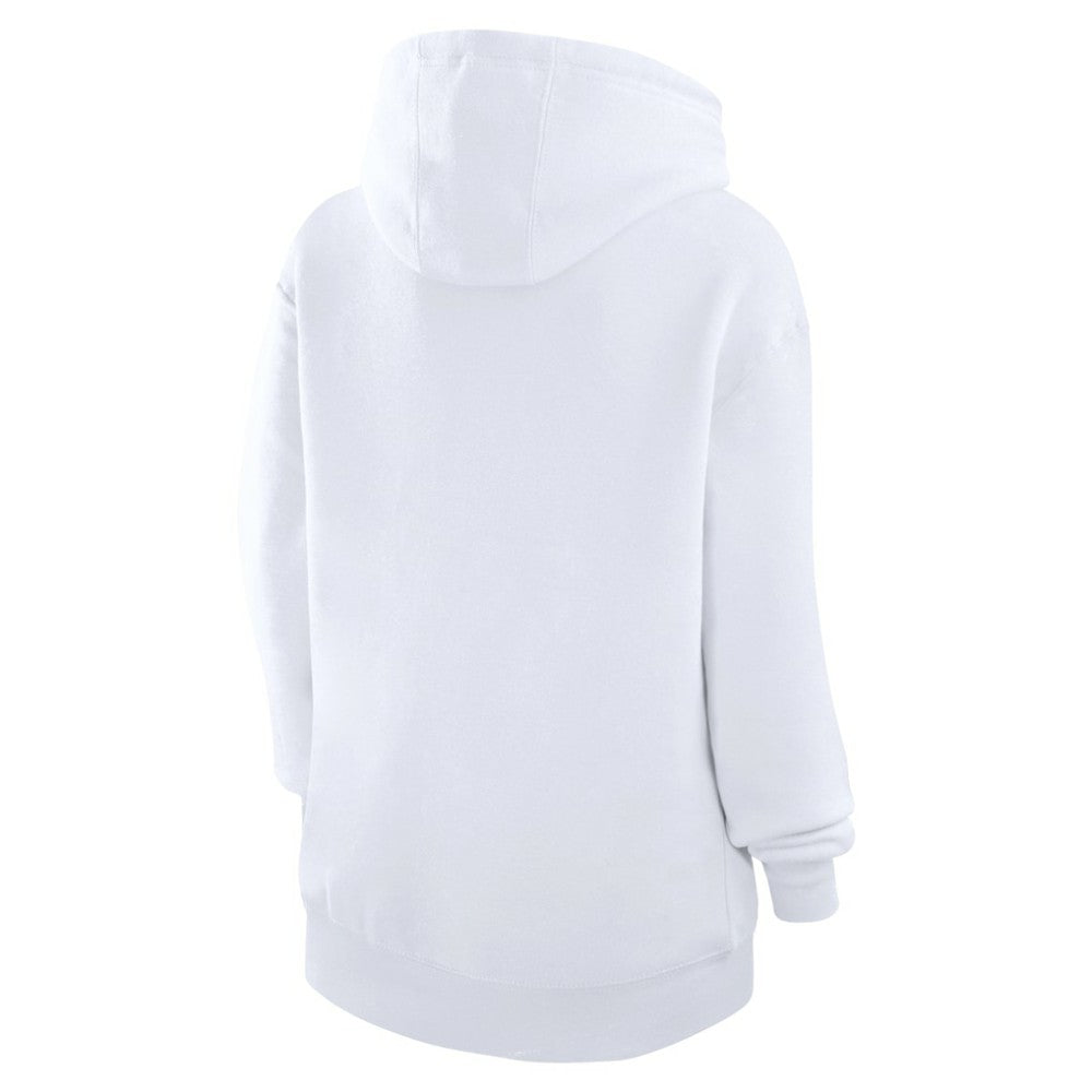 New York Yankees G-III 4Her by Carl Banks Women's Heart Fleece Pullover Hoodie - White