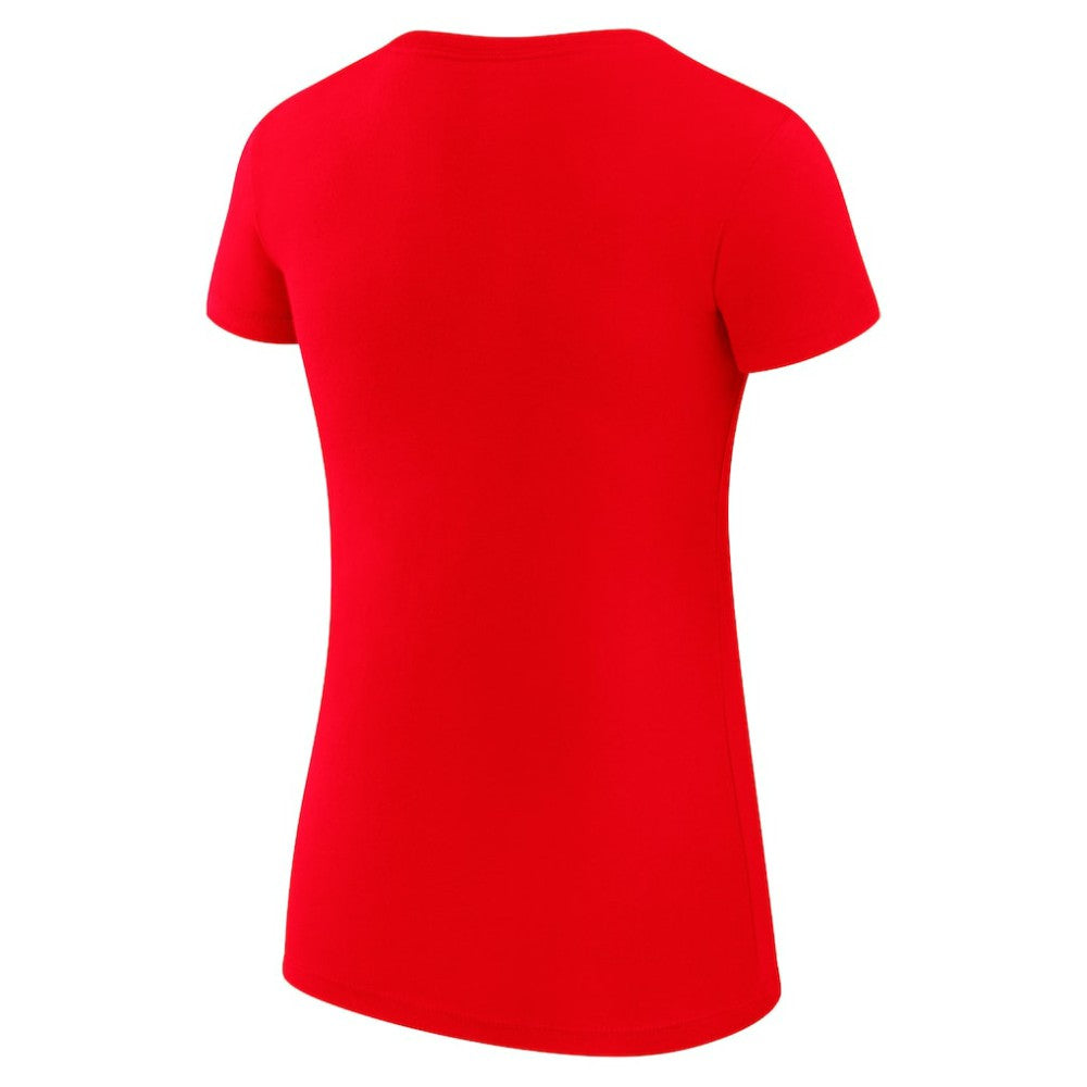 Washington Nationals G-III 4Her by Carl Banks Women's Super-Slim Fit Lightweight Heart Graphic T-Shirt - Red