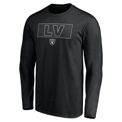 Las Vegas Raiders Squad Throwbacks Long Sleeve T-Shirt - Black sale