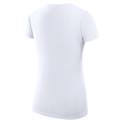 Pittsburgh Pirates G-III 4Her by Carl Banks Women's Super-Slim Fit Lightweight Heart V-Neck T-Shirt - White