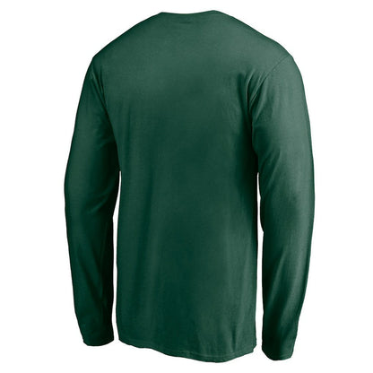 Green Bay Packers Team Arch Knockout Long Sleeve T-Shirt - Green on sale