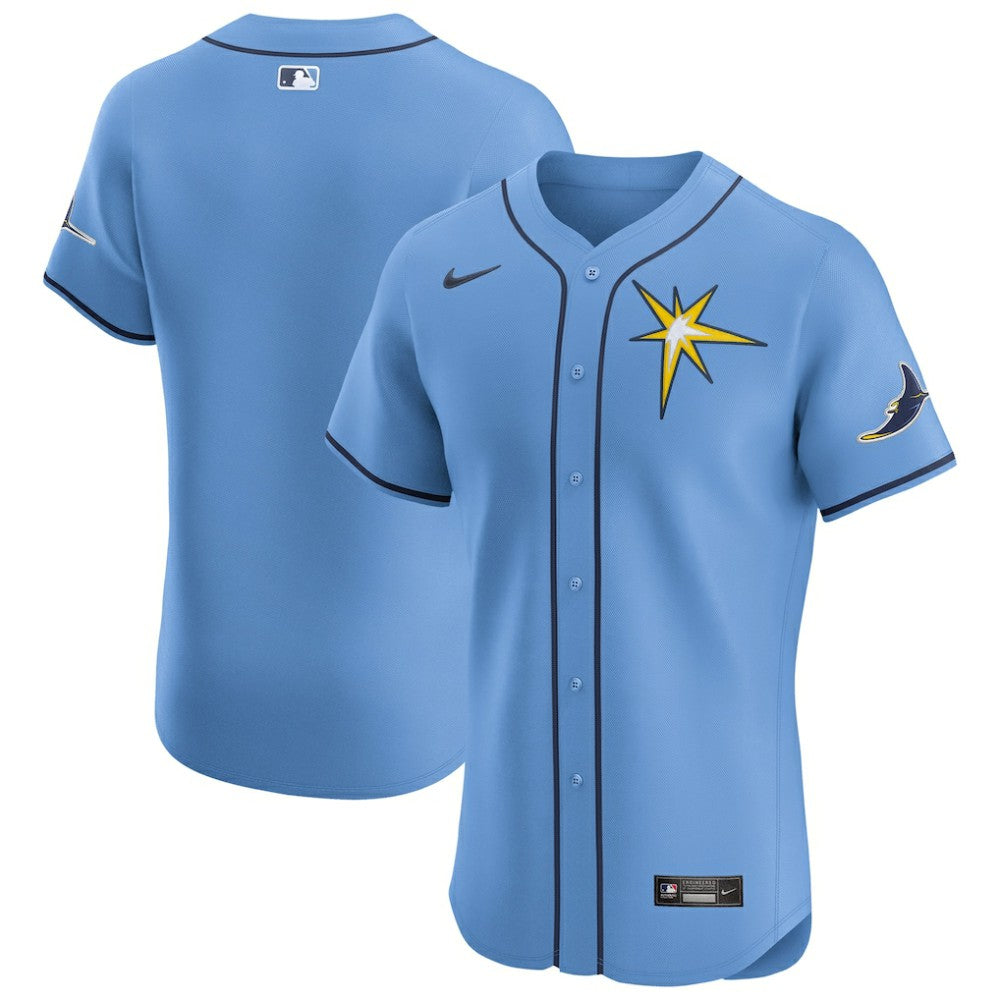 Tampa Bay Rays Alternate Vapor Premier Elite Patch Jersey - Light Blue | Nike