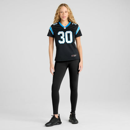 Chuba Hubbard Carolina Panthers Women's Team Game Jersey - Black | Nike outlet