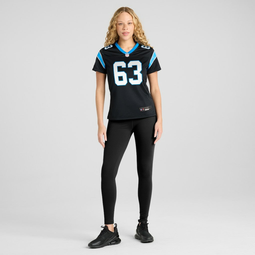 Austin Corbett Carolina Panthers Women's Team Game Jersey - Black | Nike online