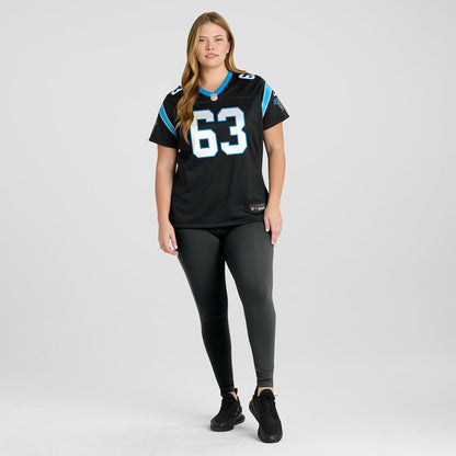 Austin Corbett Carolina Panthers Women's Team Game Jersey - Black | Nike online