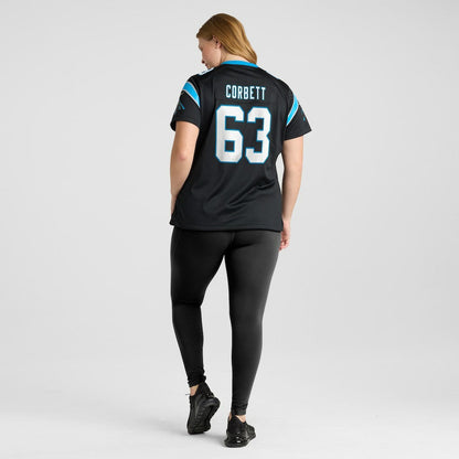Austin Corbett Carolina Panthers Women's Team Game Jersey - Black | Nike online