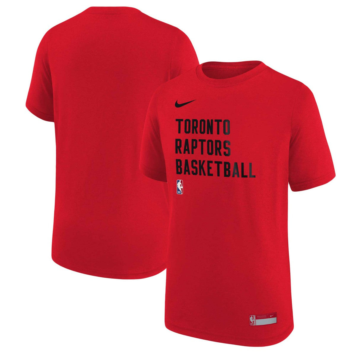 Toronto Raptors Youth Essential Practice T-Shirt - Red | Nike on sale