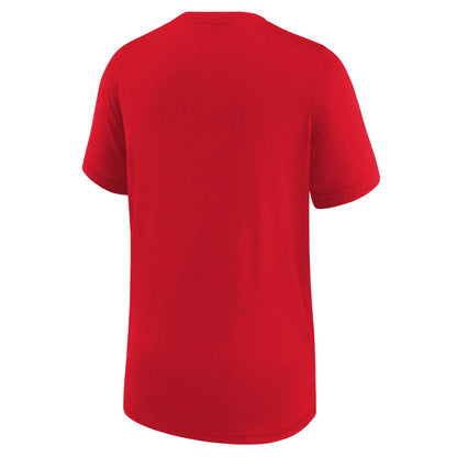 Toronto Raptors Youth Essential Practice T-Shirt - Red | Nike on sale