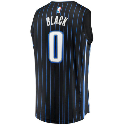 Anthony Black Orlando Magic Fast Break Replica Jersey - Icon Edition - Black | Fanatics for sale