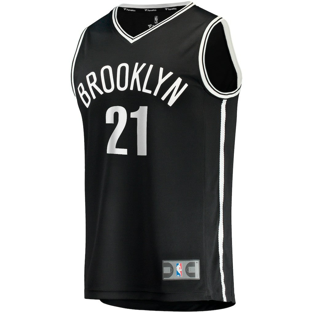 Noah Clowney Brooklyn Nets Fast Break Replica Jersey - Icon Edition - Black | Fanatics outlet