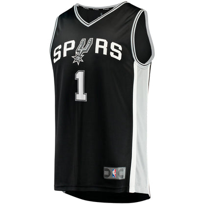 Victor Wembanyama San Antonio Spurs Youth Fast Break Replica Jersey - Icon Edition - Black | Fanatics shop