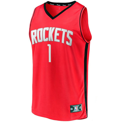 Amen Thompson Houston Rockets Youth Fast Break Replica Jersey - Icon Edition - Red | Fanatics shop