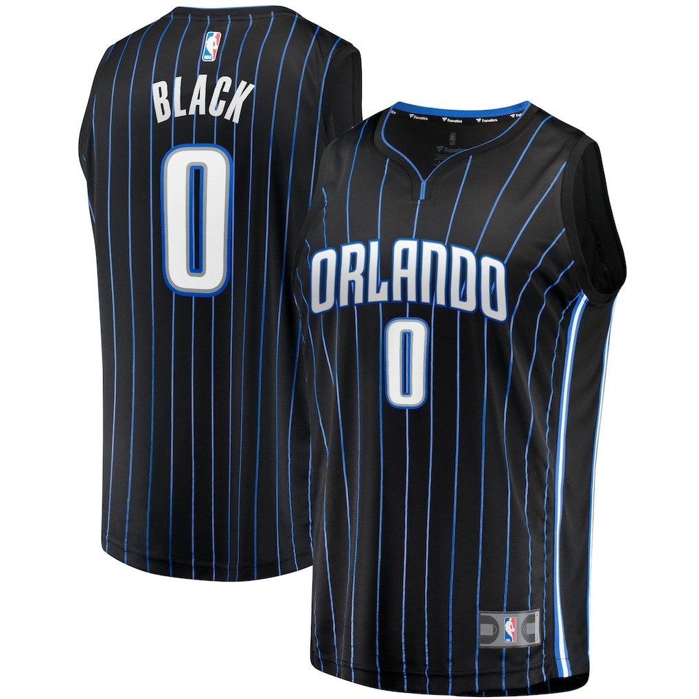 Anthony Black Orlando Magic Youth Fast Break Replica Jersey - Icon Edition - Black | Fanatics for sale