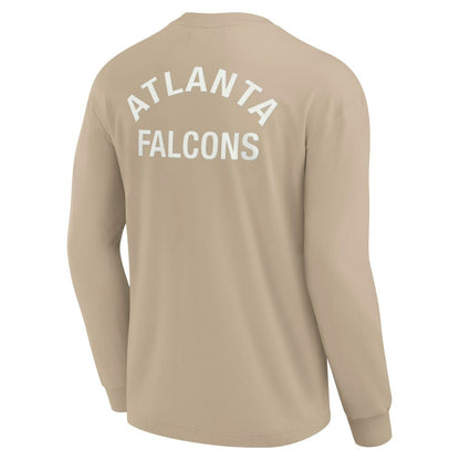 Atlanta Falcons Unisex Elements Super Soft Long Sleeve T-Shirt - Khaki for sale