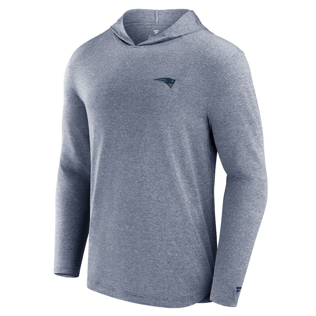 New England Patriots Front Office Tech Lightweight Hoodie T-Shirt - Navy discount