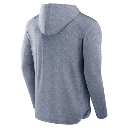 New England Patriots Front Office Tech Lightweight Hoodie T-Shirt - Navy discount
