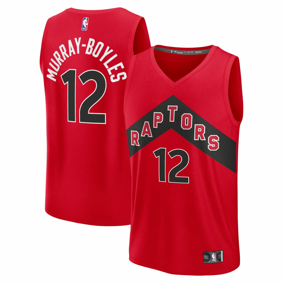 Collin Murray-Boyles Toronto Raptors Youth 2025 NBA Draft First Round Pick Fast Break Replica Jersey - Icon Edition - Red | Fanatics for sale