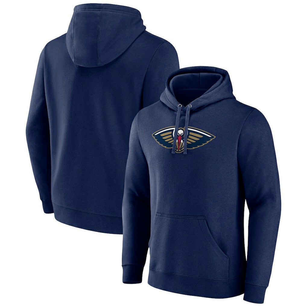 New Orleans Pelicans Primary Logo Pullover Hoodie - Navy | Fanatics outlet