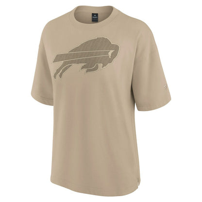 Buffalo Bills Women's Oversized Elements T-Shirt - Khaki on sale