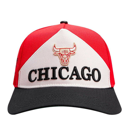 Chicago Bulls Pro Standard Pinch Chevron Adjustable Hat - Red/Black sale