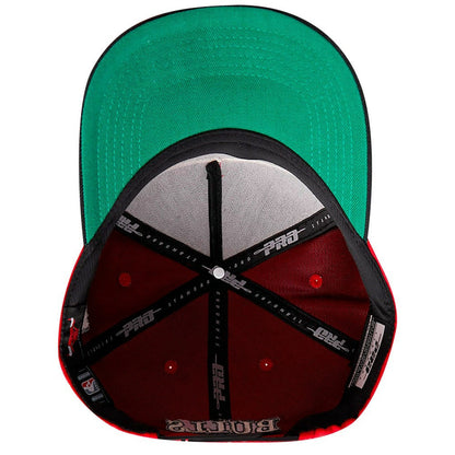 Chicago Bulls Pro Standard Pinch Chevron Adjustable Hat - Red/Black sale