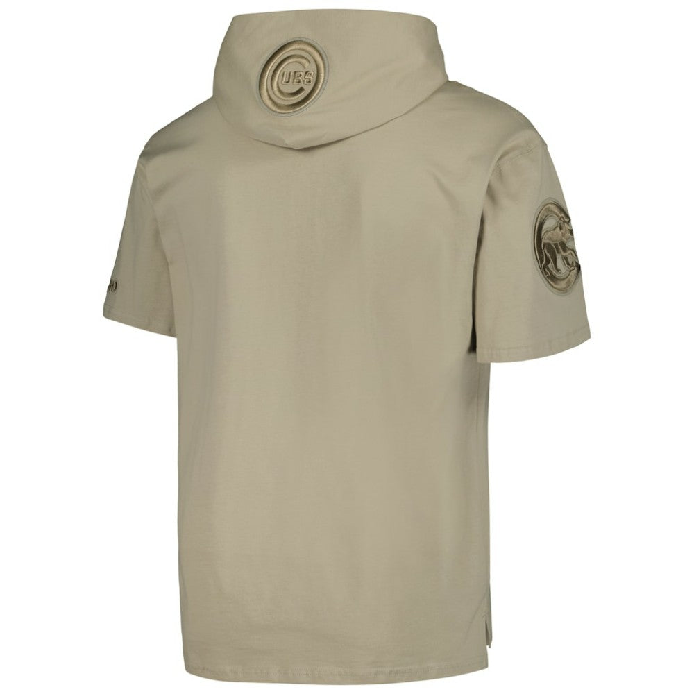 Chicago Cubs Pro Standard Neutral Hoodie T-Shirt - Khaki