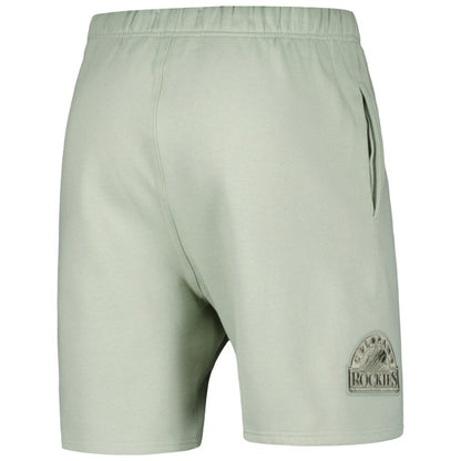 Colorado Rockies Pro Standard Neutral Fleece Shorts - Light Green