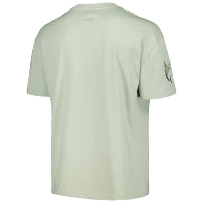 Miami Marlins Pro Standard Oversized Neutral CJ Dropped Shoulders T-Shirt - Mint