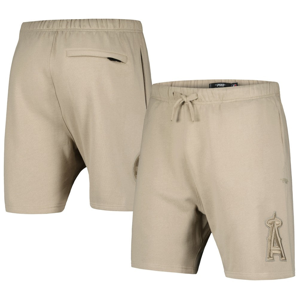 Los Angeles Angels Pro Standard Neutral Fleece Shorts - Khaki