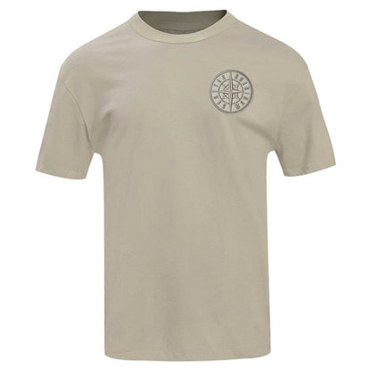 Seattle Mariners Pro Standard Oversized Neutral CJ Dropped Shoulders T-Shirt - Tan