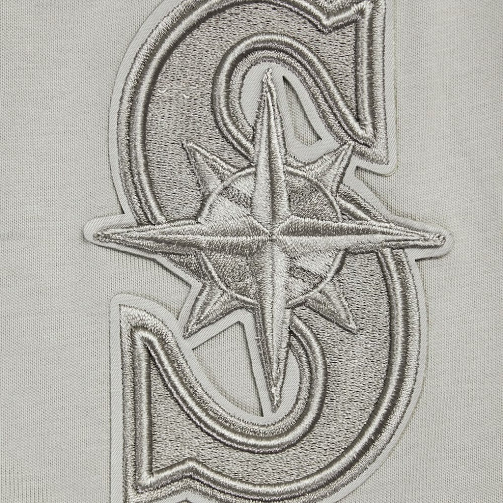 Seattle Mariners Pro Standard Oversized Neutral CJ Dropped Shoulders T-Shirt - Tan