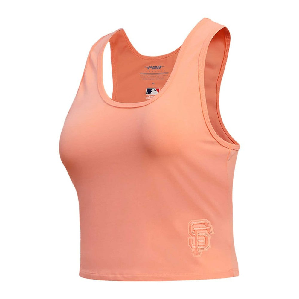 San Francisco Giants Pro Standard Women's Neutral Fitted Racerback Tank Top - Pink