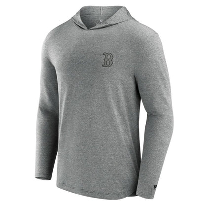 Boston Red Sox Front Office Tech Lightweight Hoodie T-Shirt - Black
