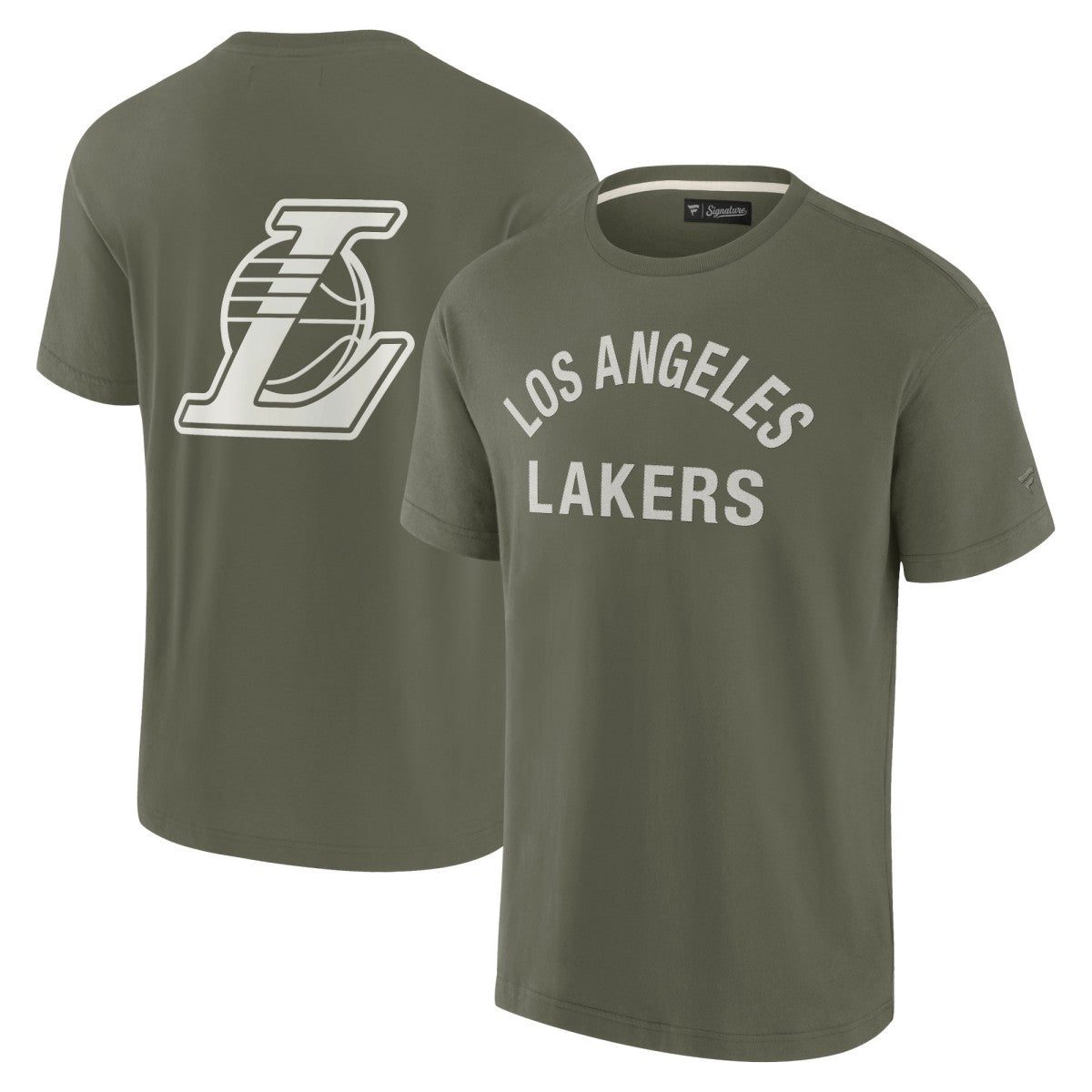 Los Angeles Lakers Unisex Elements Super Soft Short Sleeve T-Shirt - Olive | Fanatics discount