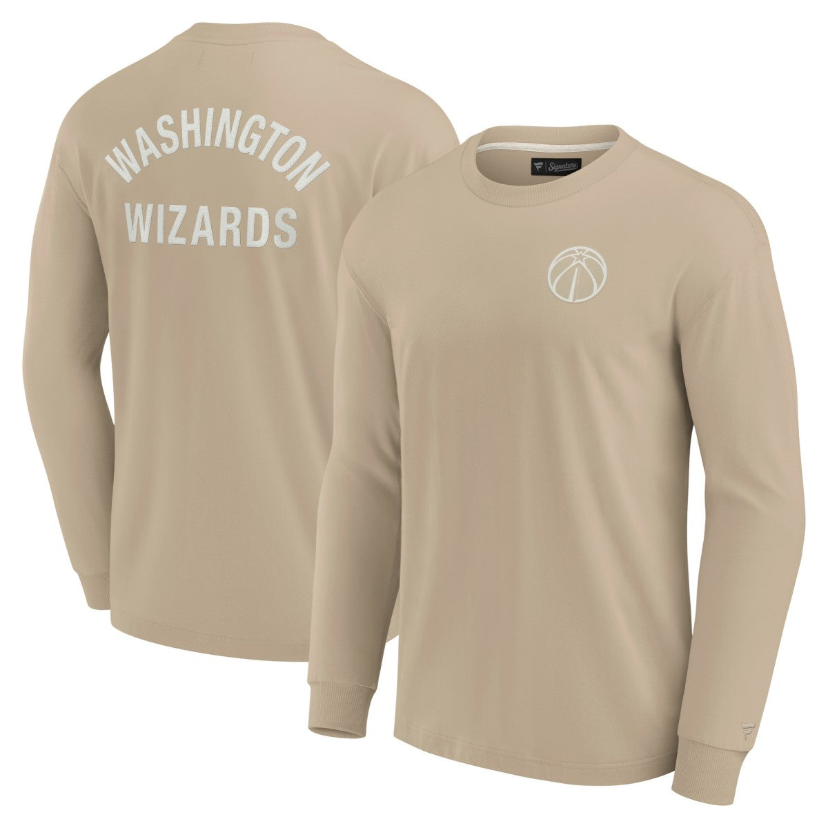 Washington Wizards Unisex Elements Super Soft Long Sleeve T-Shirt - Khaki | Fanatics for sale