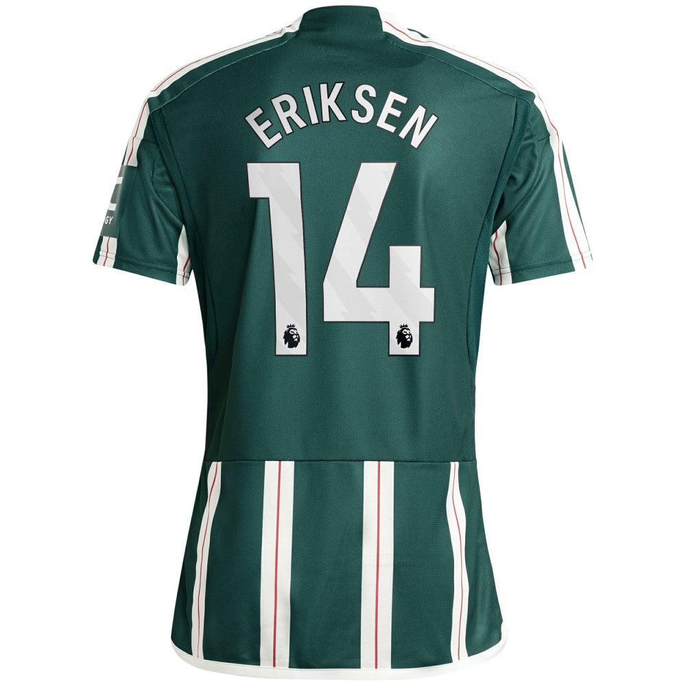 Christian Eriksen Manchester United 2023/24 Away Replica Player Jersey - Green | Adidas shop
