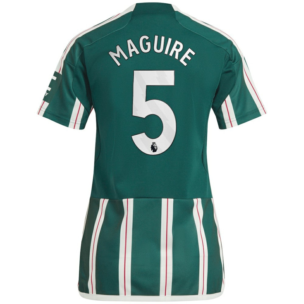 Harry Maguire Manchester United Women's 2023/24 Away Replica Player Jersey - Green | Adidas discount