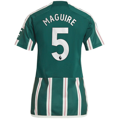 Harry Maguire Manchester United Women's 2023/24 Away Replica Player Jersey - Green | Adidas discount