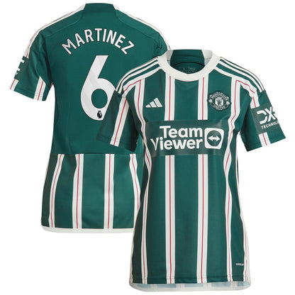 Lisandro Martínez Manchester United Women's 2023/24 Away Replica Player Jersey - Green | Adidas outlet