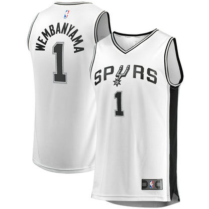 Victor Wembanyama San Antonio Spurs Fast Break Player Jersey - Association Edition - White | Fanatics for sale