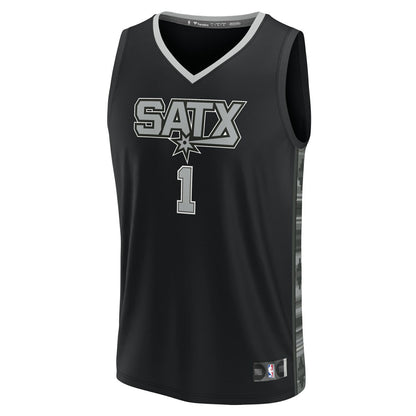 Victor Wembanyama San Antonio Spurs Fast Break Player Jersey - Statement Edition - Black | Fanatics cheap
