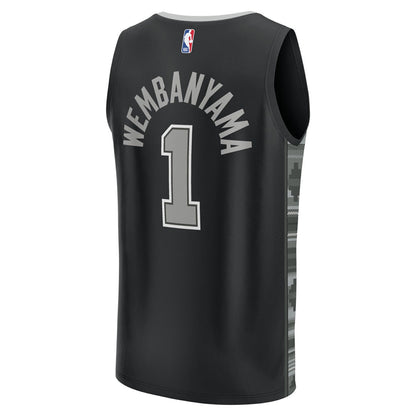 Victor Wembanyama San Antonio Spurs Youth Fast Break Player Jersey - Statement Edition - Black | Fanatics sale