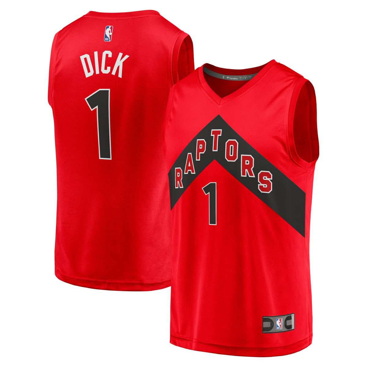 Gradey Dick Toronto Raptors Fast Break Player Jersey - Icon Edition - Red | Fanatics cheap